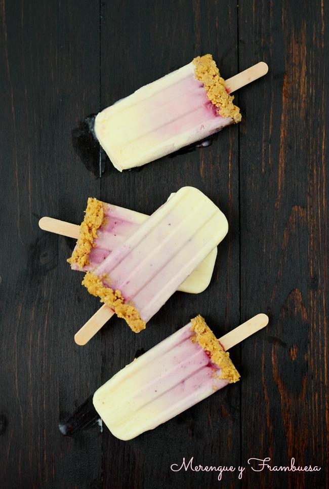Polos de cheesecake Polos de cheesecake