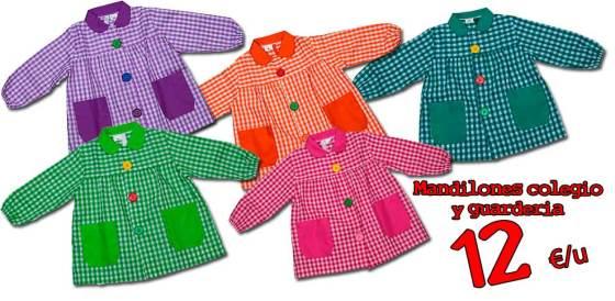 ¡Sorteo: Empieza el cole o guardería con Baby Hogar Infantil! Mandilones colegio guarderia