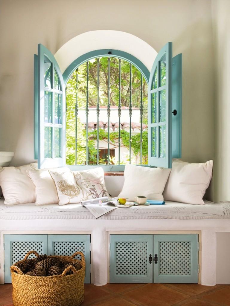 Relajada y serena casa de campo asiento en ventana | Casa Haus