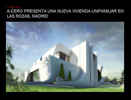 A-cero Projects NUEVAS IMÁGENES DE OBRA DE LA VIVIENDA UNIFAMILIAR DISEÑADA POR A-CERO EN EL N.E. DE MADRID