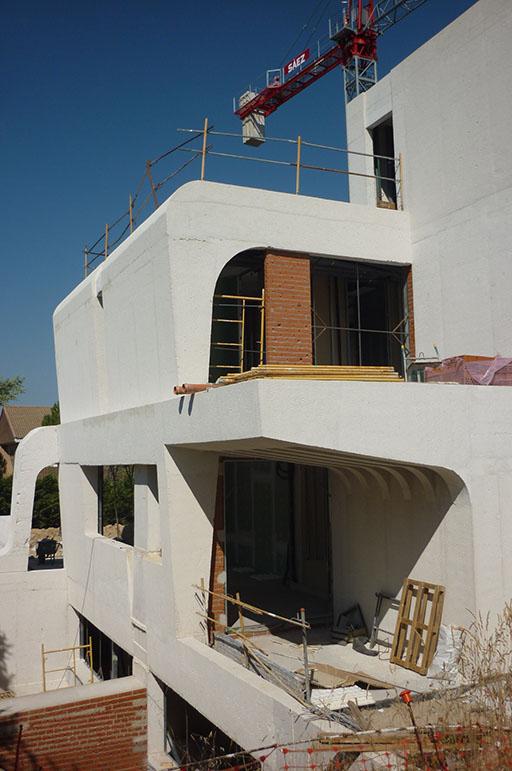 A-cero Projects NUEVAS IMÁGENES DE OBRA DE LA VIVIENDA UNIFAMILIAR DISEÑADA POR A-CERO EN EL N.E. DE MADRID