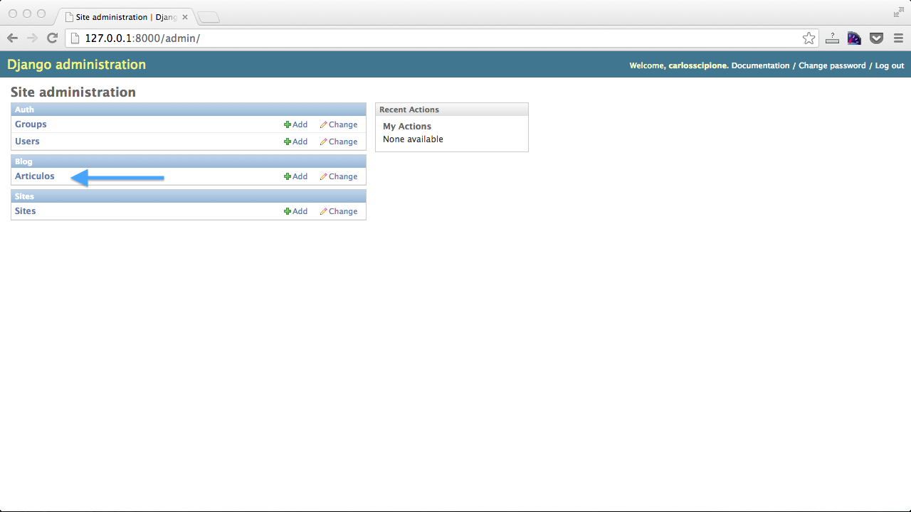 Django desde Cero: Sitio de Administración click-nuevo-modelo-sitio-administrador-django