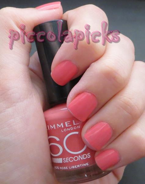 RIMMEL: ESMALTE ROSE LIBERTINE RIMMEL: ESMALTE ROSE LIBERTINE