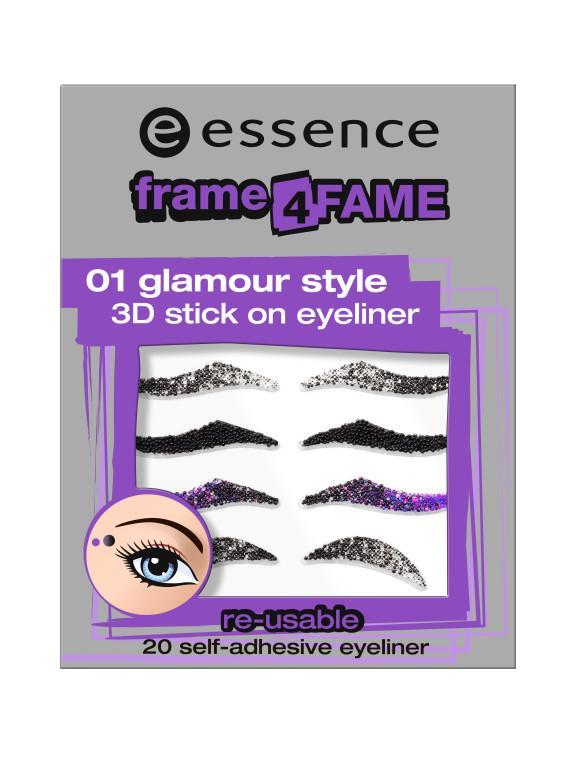 Novedades Essence Septiembre 2013 para los Ojos ess_frame4fame_StickOnEL_3D#01_Glamour