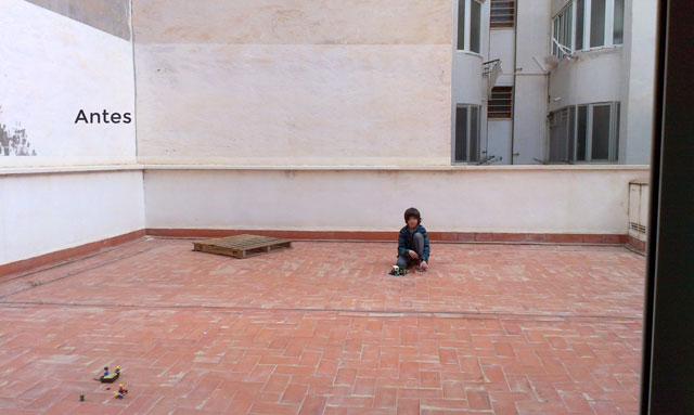 Antes y Después: El patio de Mónica y sus DIYs Antes y Después: El patio de Mónica y sus DIYs
