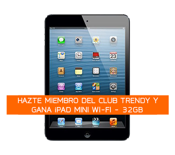 Este septiembre, consigue un iPad mini Wi-Fi de 32 GB con el Club Trendy ipad-mini-claub-trendy-ES