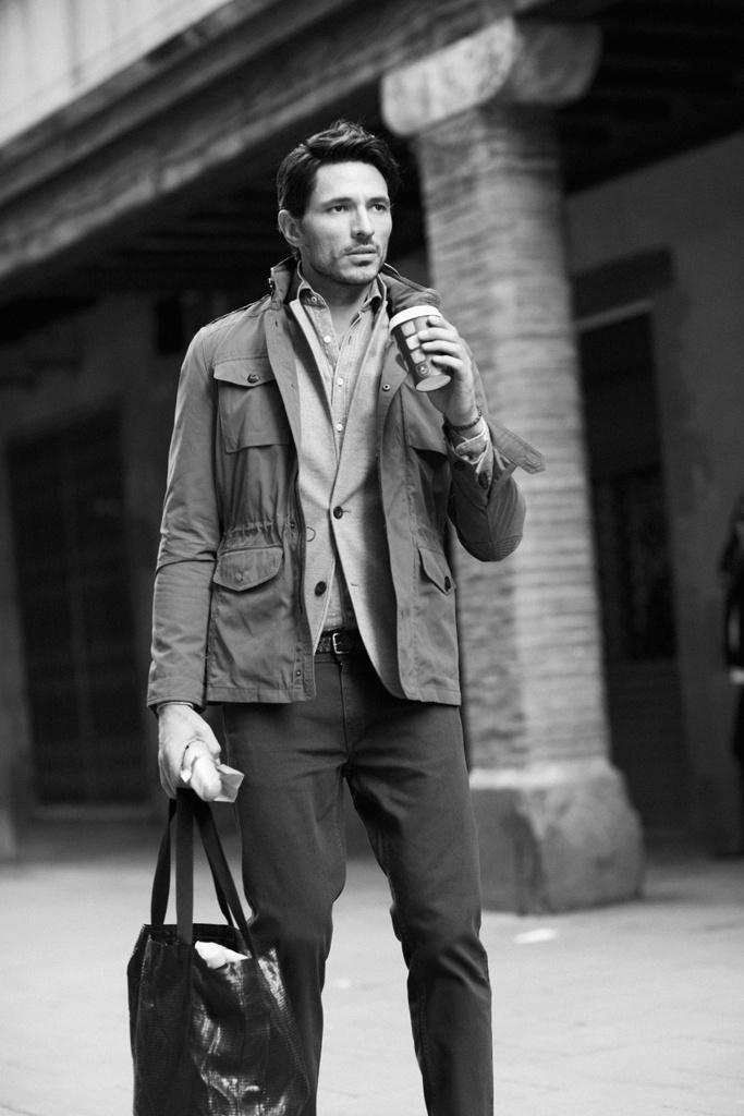 Andrés Velencoso and H.E. by MANGO Andrés Velencoso and H.E. by MANGO
