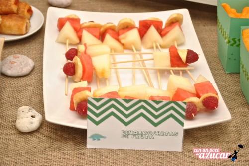 dinobrochetas Dinofiesta! El 3er cumpleaños de Iker