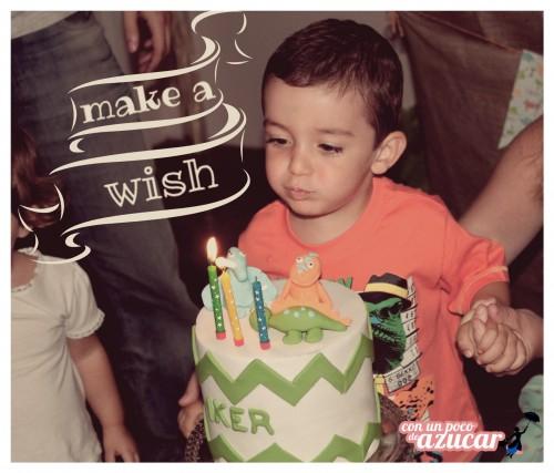make a wish Dinofiesta! El 3er cumpleaños de Iker