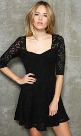 INTERNATIONAL GIVEAWAY/ SORTEO INTERNACIONAL AHAISHOPPING consigue dos piezas de ropa gratis Lace Dress 9025 Black