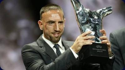 ribery mejor jugador uefa ribery mejor jugador uefa