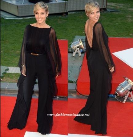 Elsa Pataky, de Elie Saab, en el estreno de Rush en Londres.Vídeo