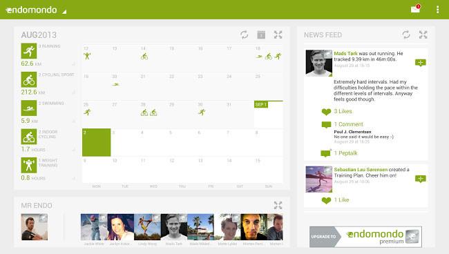 Endomondo 9.0 Endomondo-9-Tablets