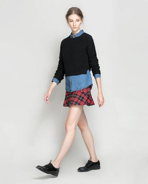 Apúntate al look escocés con la falda a cuadros. Apúntate al look escocés con la falda a cuadros.