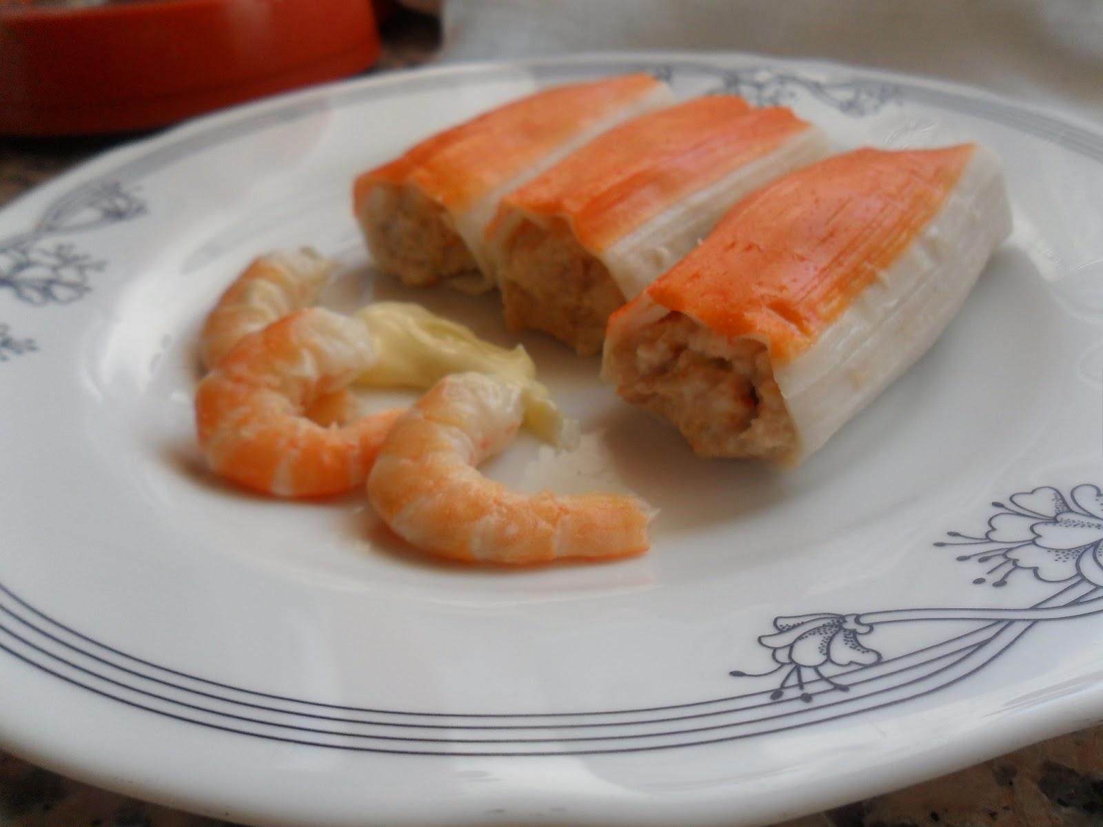 Canelones de cangrejo Canelones de cangrejo