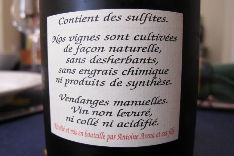 Antoine Arena Cuvée Lisandra 2011 Contra Arena Lisandra 2011