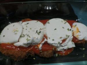 filete, tomate, mozarela y3 Filete de ternera Milanesa-Receta para niños
