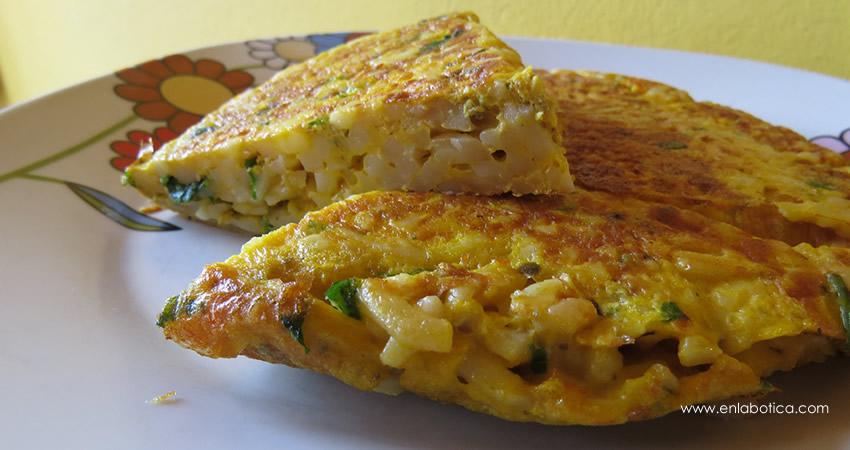Receta de mamá: tortilla de pasta Receta de mamá: tortilla de pasta