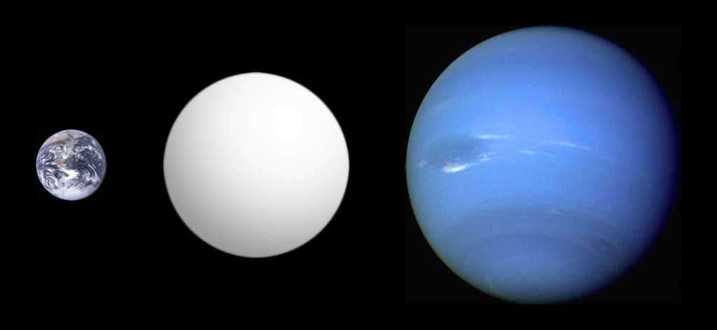 Una SuperTierra que posee la atmósfera de agua. supertierra