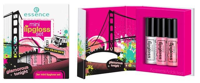Novedades Essence Septiembre 2013 para los Labios essence mini lipgloss set