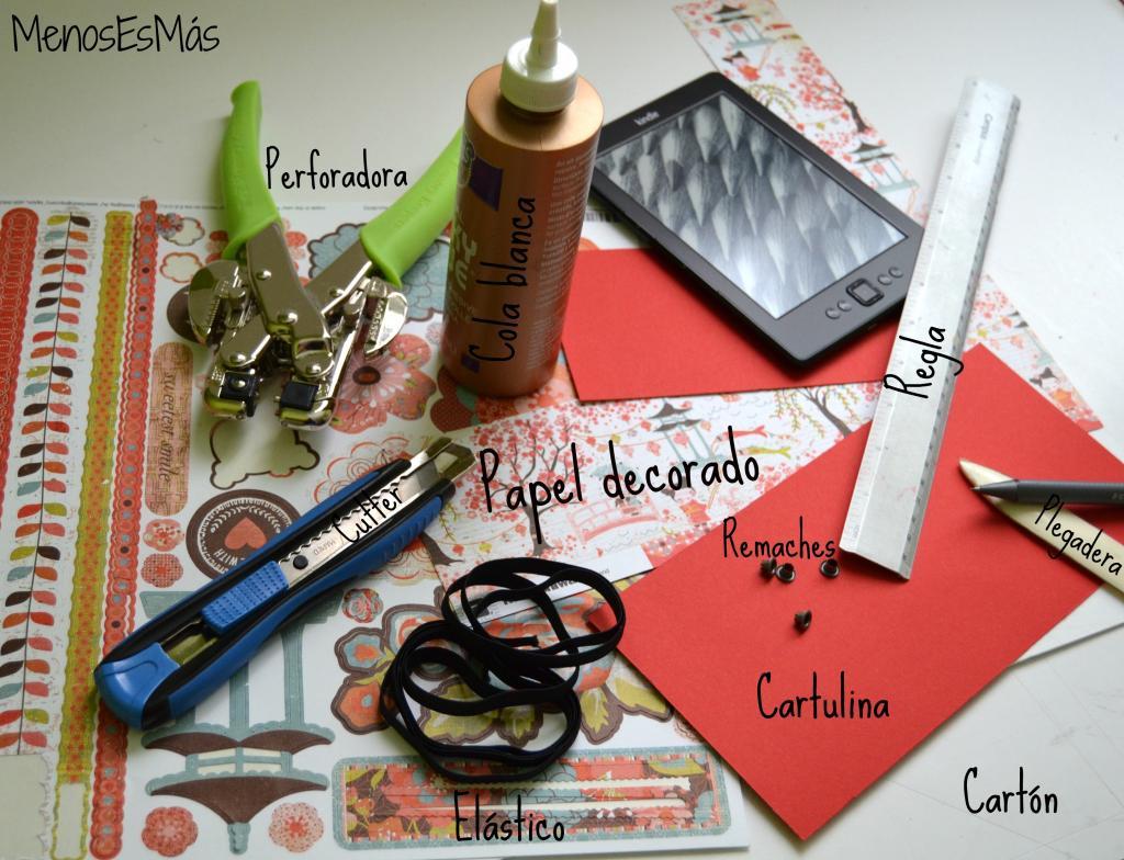 100% Novato | Creando una funda para nuestro e-Reader photo Materialfundakindle.jpg