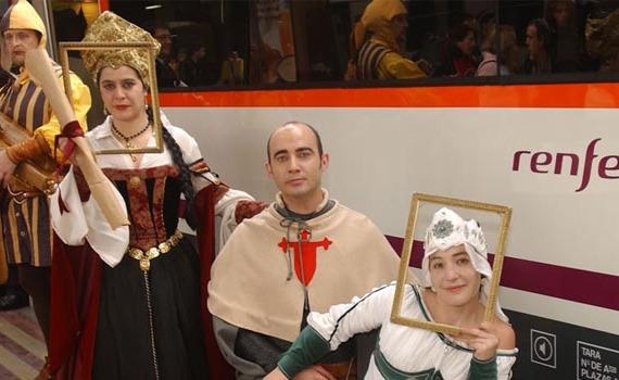 Volvemos a la Edad Media en Alta Velocidad Estos ya usaron el tren para ir a la Edad Media...pero solo hasta Sigüenza