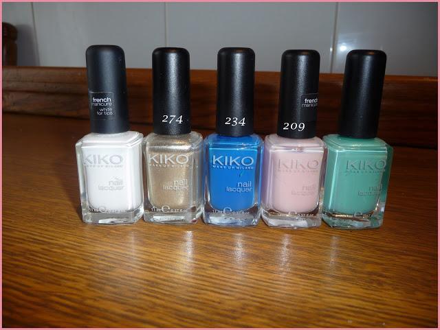 MIS ESMALTES DE KIKO + SWATCHES + RESEÑA MIS ESMALTES DE KIKO + SWATCHES + RESEÑA