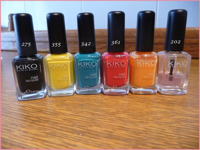 MIS ESMALTES DE KIKO + SWATCHES + RESEÑA MIS ESMALTES DE KIKO + SWATCHES + RESEÑA