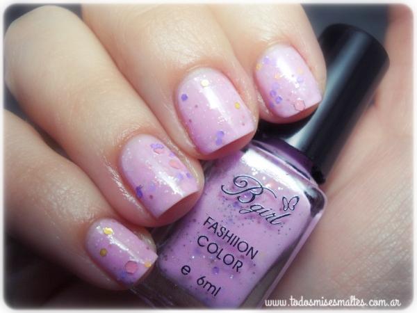 Barbaric Girl: Sparkle Yogurt Milky Glitter barbaric-girl-nail-polish