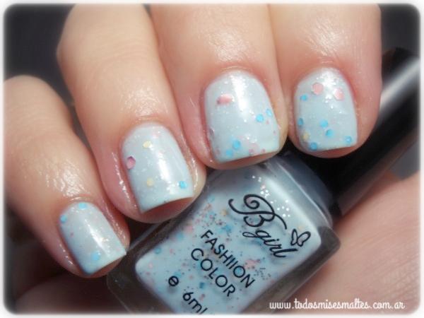 Barbaric Girl: Sparkle Yogurt Milky Glitter barbaric-girl-nail-polish
