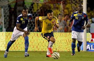 ECUADOR CAYÓ EN BARRANQUILLA 1 - 0 FRENTE A COLOMBIA POR LAS CLASIFICATORIAS BRASIL 2014