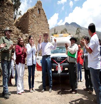 CARANIA EN YAUYOS YA CUENTA CON SU AMBULANCIA DE ULTIMA GENERACIÓN… CARANIA EN YAUYOS YA CUENTA CON SU AMBULANCIA DE ULTIMA GENERACIÓN…