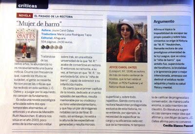 MUJER DE BARRO (JOYCE CAROL OATES) Vs LA TRAMA NUPCIAL (JEFFREY EUGENIDES) MUJER DE BARRO (JOYCE CAROL OATES) Vs LA TRAMA NUPCIAL (JEFFREY EUGENIDES)