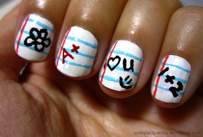 4 diseños inspirados en cuadernos para la ‘Vuelta al Cole’ vuelta al cole uñas diy