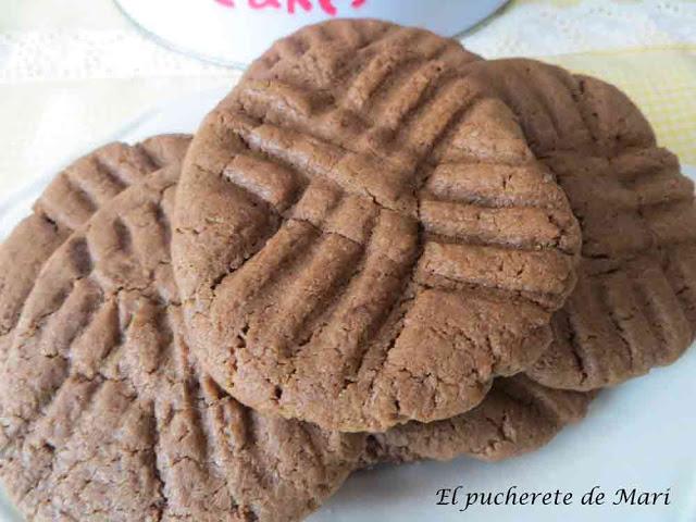 GALLETAS DE NOCILLA Y COLA CAO