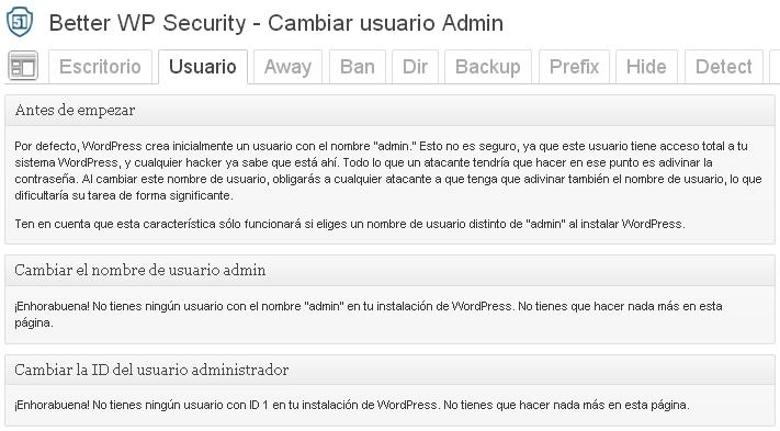 Cómo configurar WordPress y mi posicionamiento web (I) Better WP Security WordPress