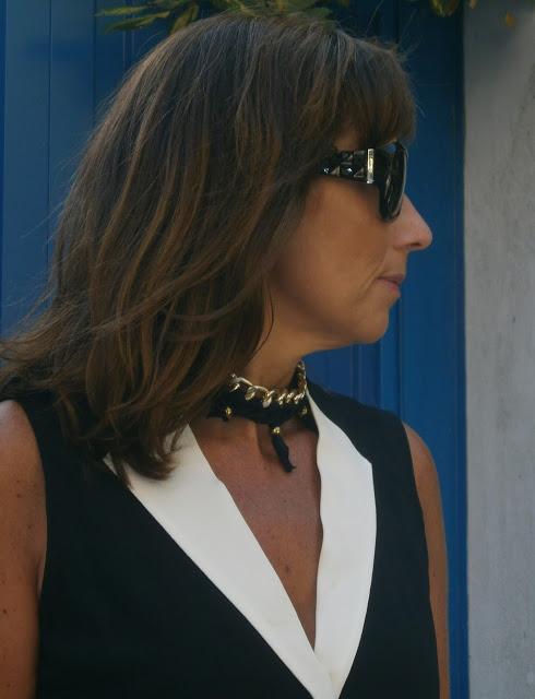 MIS LOOKS - VESTIDO NEGRO SMOKING MIS LOOKS - VESTIDO NEGRO SMOKING