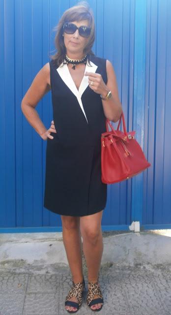MIS LOOKS - VESTIDO NEGRO SMOKING MIS LOOKS - VESTIDO NEGRO SMOKING