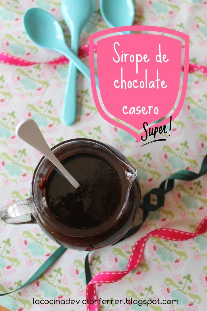 Sirope de chocolate casero. PASO A PASO. Sirope de chocolate casero. PASO A PASO.
