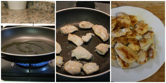 Ensalada César con pollo. Paso a paso. Ensalada César con pollo. Paso a paso.