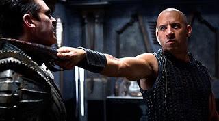 Riddick Vin Diesel y Karl Urban