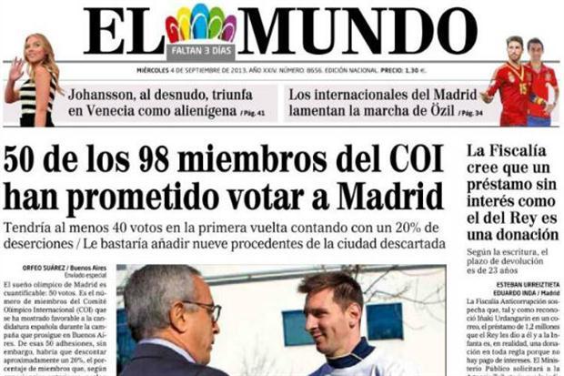 El COI humilla a Madrid El COI humilla a Madrid