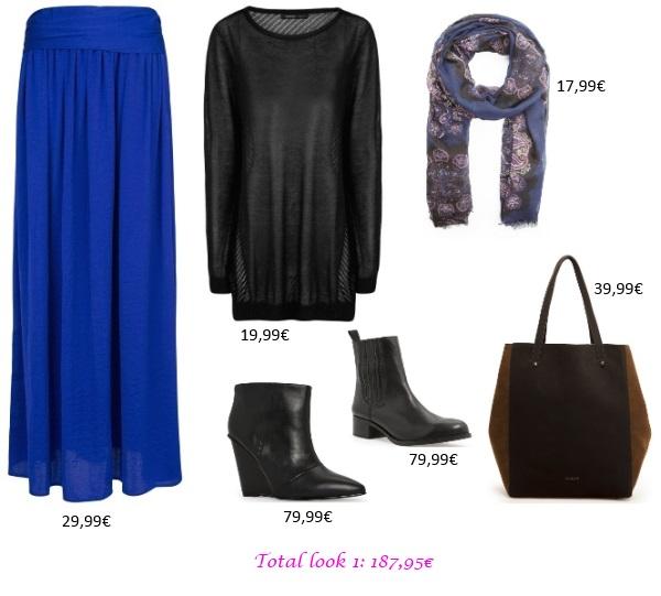 Dos propuestas para utilizar falda larga en invierno Dos propuestas para utilizar falda larga en invierno