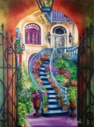 Alicia Camacho - obra Patios y rejas de Córdoba-Grupo de Arte 20.16