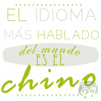 ¿Cuál es el idioma más hablado del mundo? Cuál es el idioma más hablado