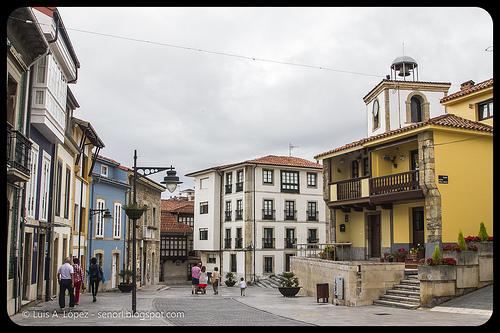 Calles de Luanco, Asturias