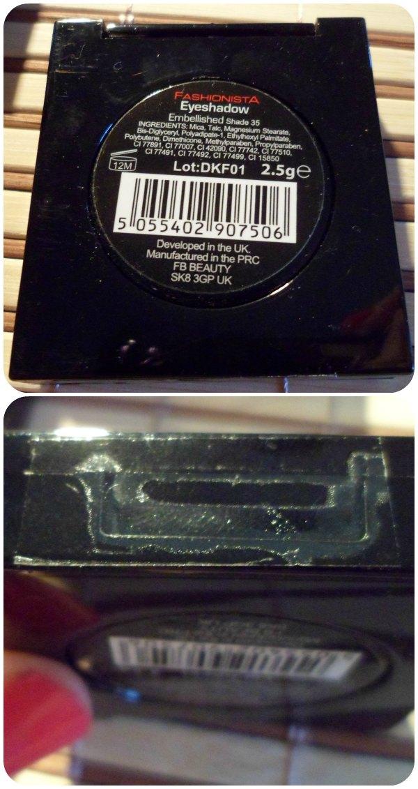 Review de sombras Fashionista Review de sombras Fashionista