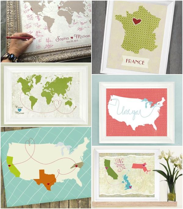 Etsy Finds. Here & there #map #custom Etsy Finds. Here & there #map #custom