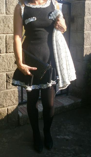 TERIA YABAR - VESTIDO Y ABRIGO TWEED TERIA YABAR - VESTIDO Y ABRIGO TWEED