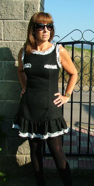 TERIA YABAR - VESTIDO Y ABRIGO TWEED TERIA YABAR - VESTIDO Y ABRIGO TWEED